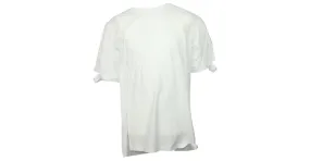Camiseta de dobladillo cortado Helmut Lang en algodón blanco 
